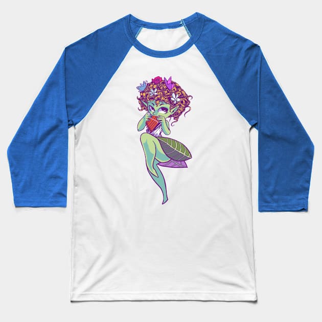 Nymph Baseball T-Shirt by danddurand